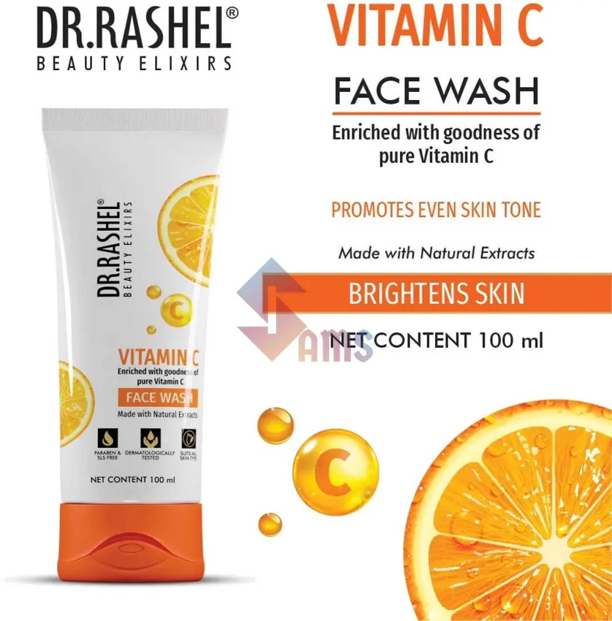 Dr Rashel Vitamin C face wash2.webp
